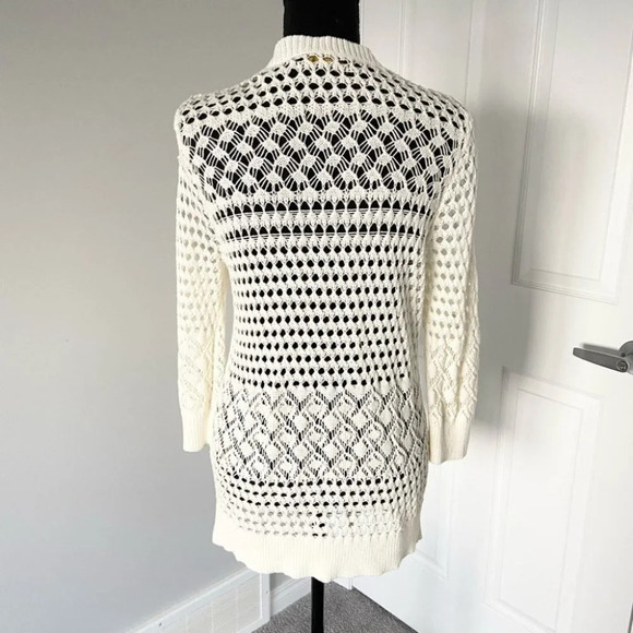 Yellow Dot  Crochet Cardigan - Picture 3 of 16